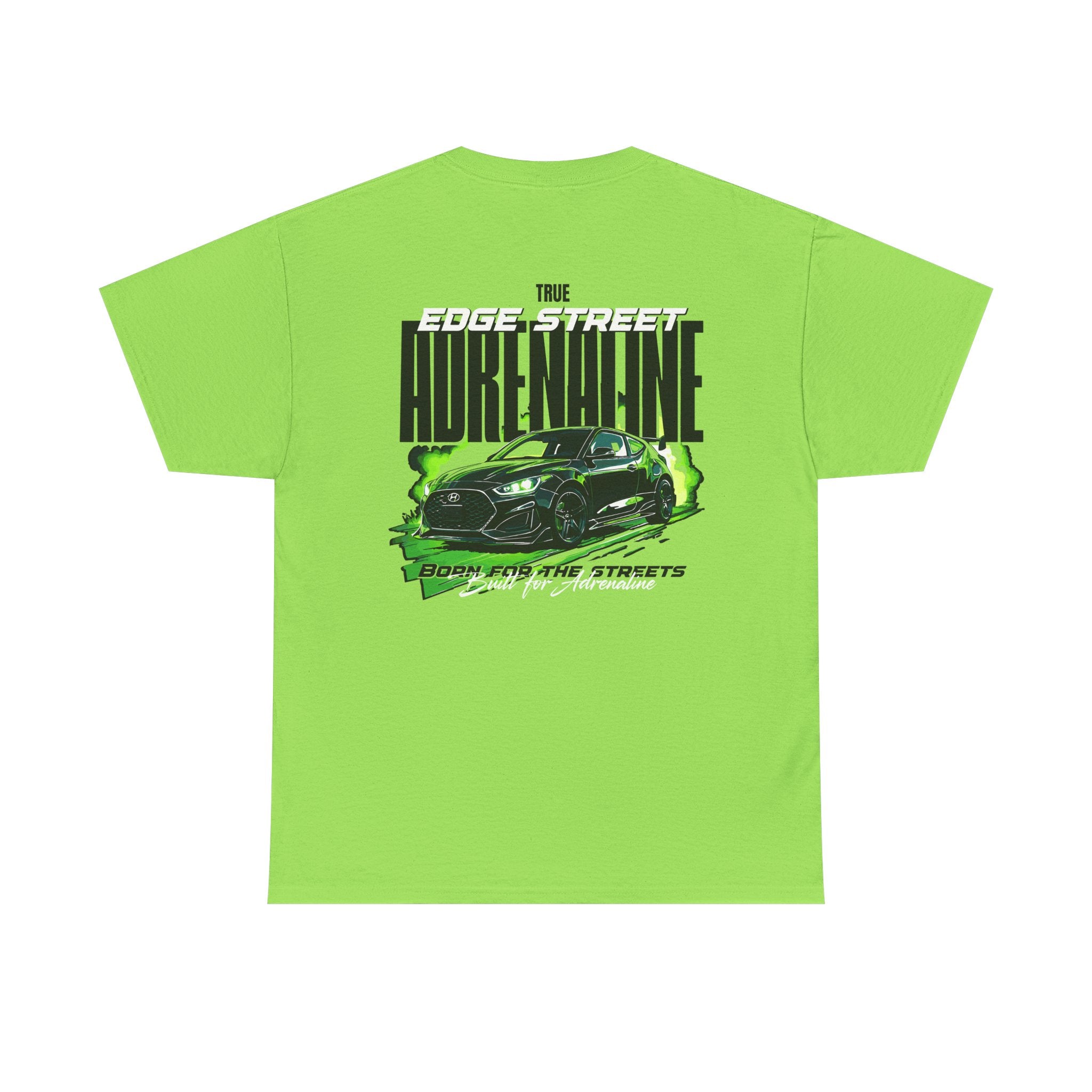 Men’s Neon Green Tee – Veloster Edge Street Edition