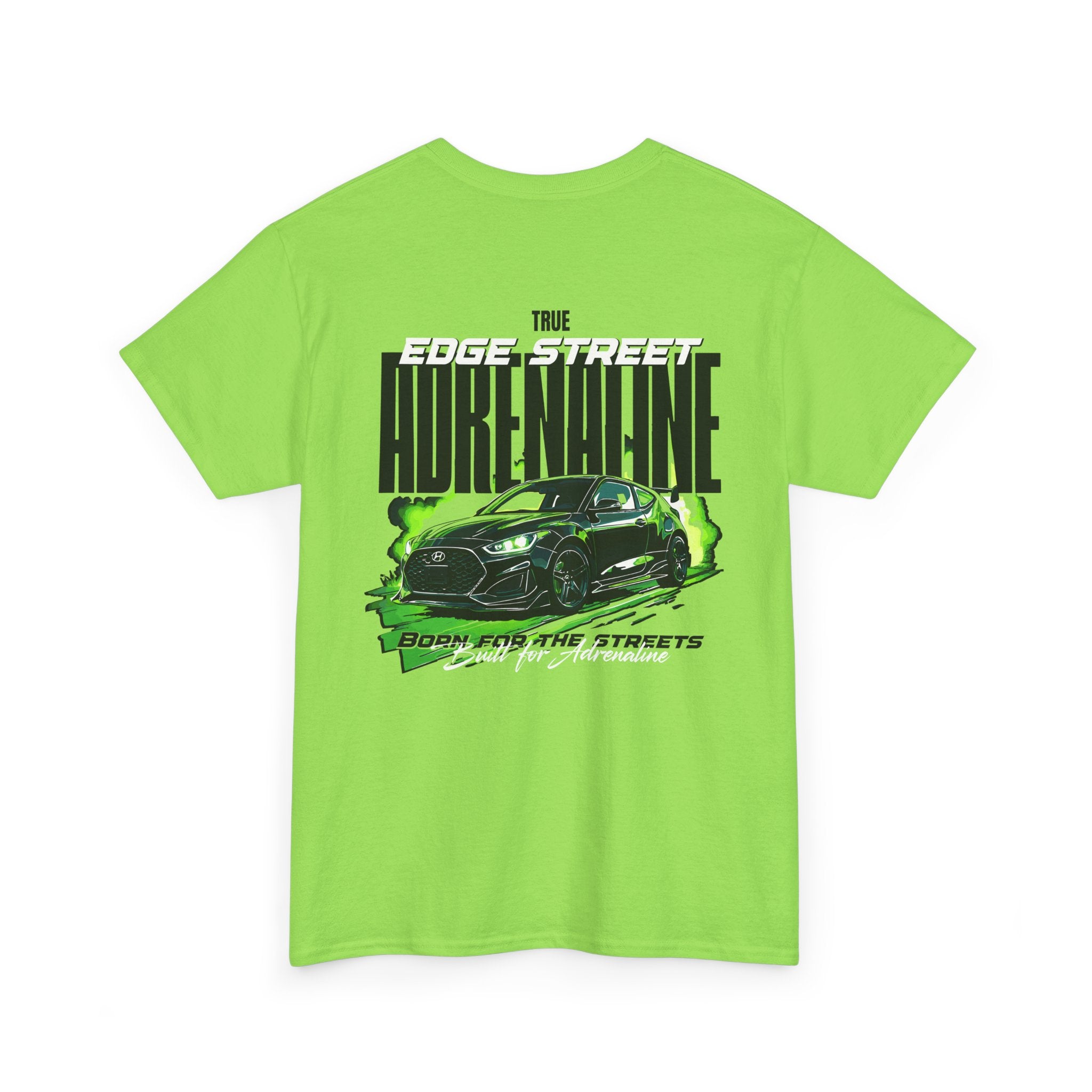 Men’s Neon Green Tee – Veloster Edge Street Edition