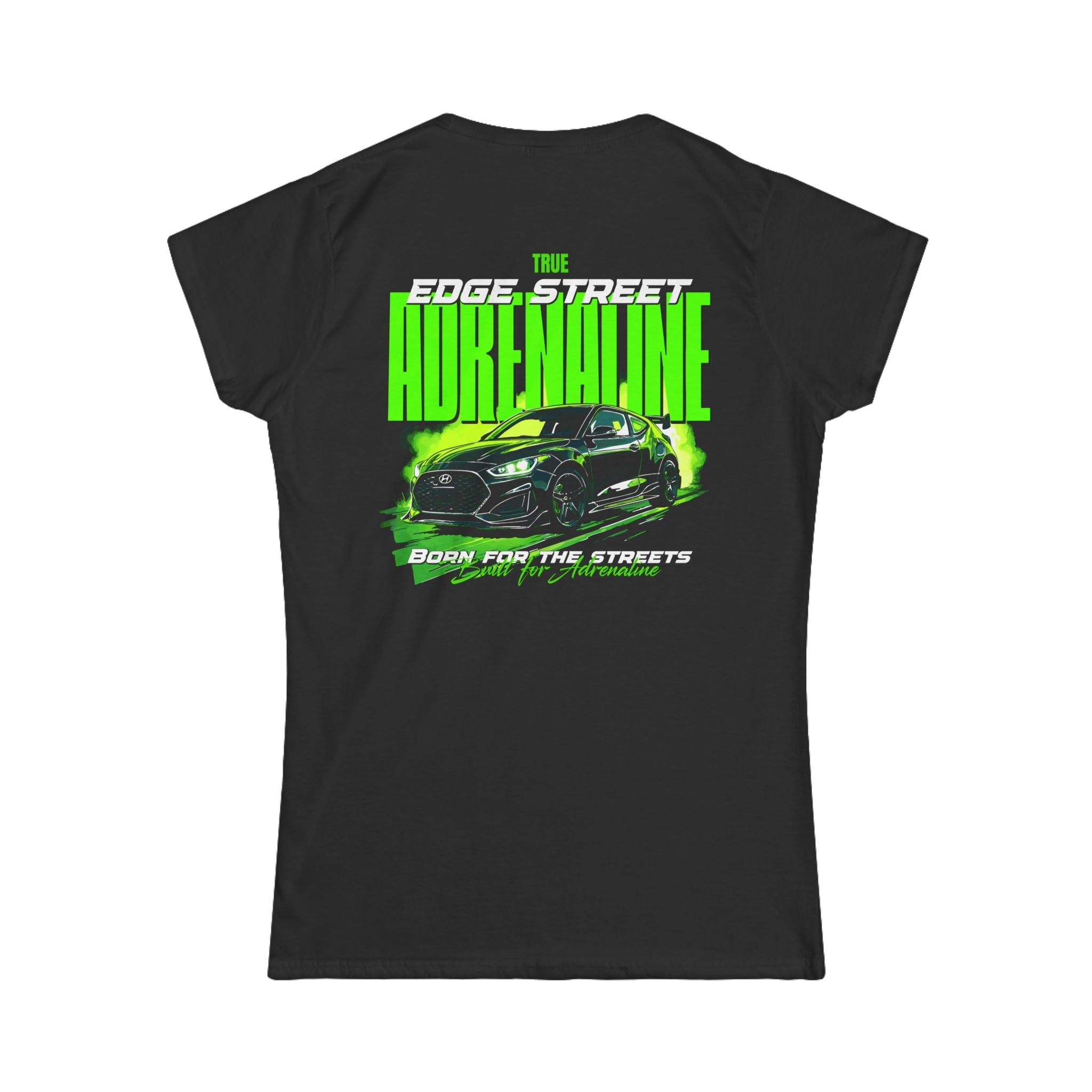 Women’s Black Tee – Veloster Edge Street Edition - Gabe'S Auto Tech